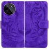 Чохол-книжка Tiger Embossing для Realme 11 4G Global - фіолетовий