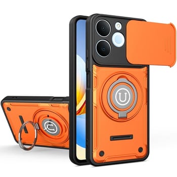 Протиударний чохол Camera Sliding на Realme 15T 5G — помаранчевий