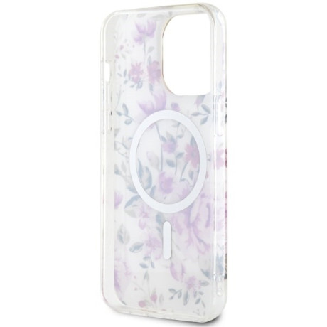 Оригинальный чехол Guess Flower MagSafe для iPhone 14 Pro Max - Flower