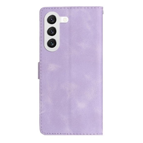 Чохол-книжка Flower Butterfly Embossing на Samsung Galaxy S24+ 5G - фіолетовий