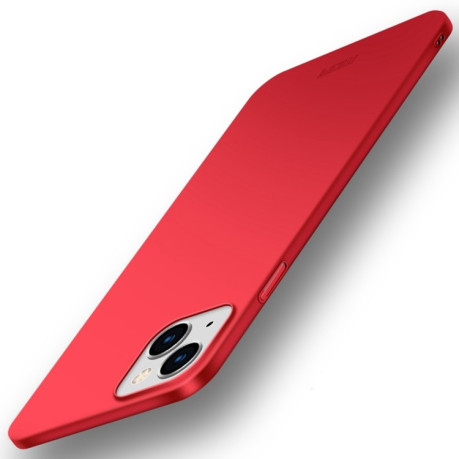 Ультратонкий чехол MOFI Frosted на iPhone 14 - красный