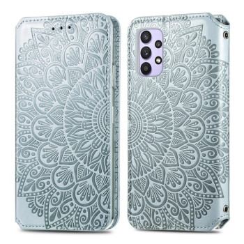Чохол-книжка Blooming Mandala для Samsung Galaxy A32 4G - сірий