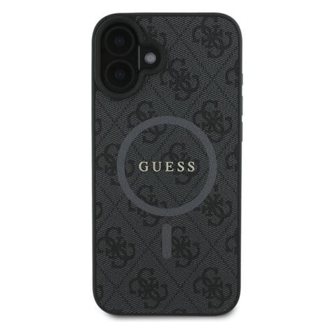 Оригінальний чохол Guess Ring Classic Logo MagSafe для iPhone 16 Plus - black