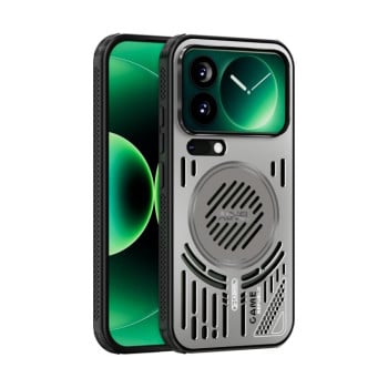 Охлаждающий чехол ABEEL Ice Fox Series с MagSafe на Xiaomi 17 Pro — титаново-серый