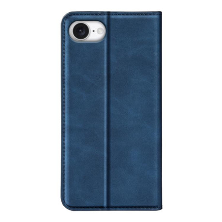 Чехол-книжка Retro Skin Feel Business Magnetic на iPhone 16e - синий
