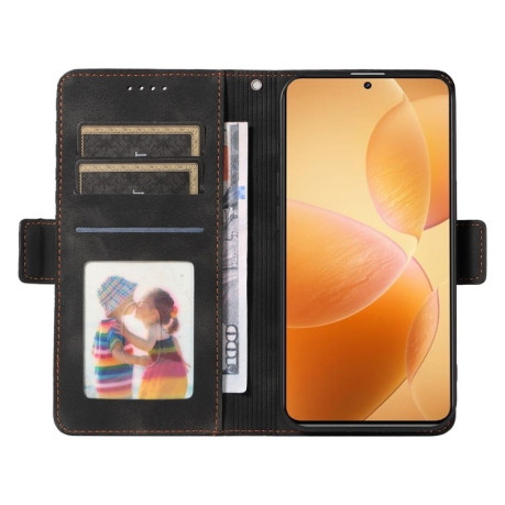 Чохол-книжка Embossed Rhombus Starry Leather для Xiaomi 14T Pro - чорний