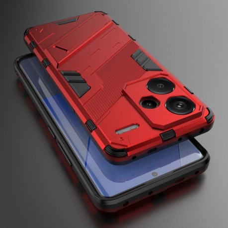 Противоударный чехол Punk Armor для Xiaomi Redmi Note 13 Pro 5G/Poco X6 5G - красный
