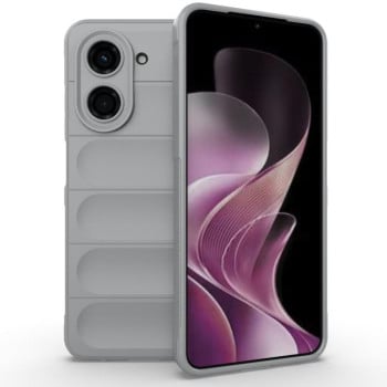 Силіконовий чохол Magic Flannel для Xiaomi Redmi A5 4G 171.7mm / Xiaomi Poco C71 4G - сірий