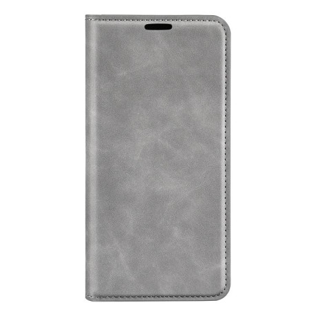 Чохол-книжка Retro Skin Feel Business Magnetic на Xiaomi Poco M7 Pro 5G - сірий