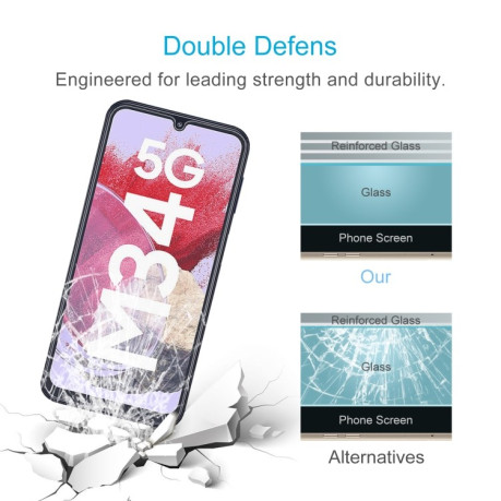 Захисне скло 0.26mm 9H 2.5D для Samsung Galaxy M34 5G / Galaxy F34