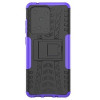 Противоударный чехол Tire Texture на Samsung Galaxy S20 Ultra - фиолетовый