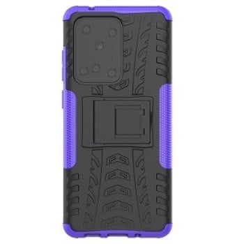 Протиударний чохол Tire Texture на Samsung Galaxy S20 Ultra - фіолетовий