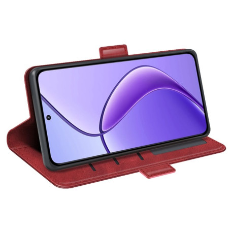 Чохол-книжка Dual-side Magnetic Buckle для Realme 12 5G - червоний