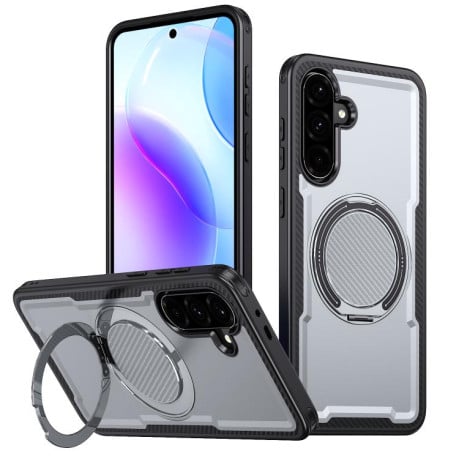 Чехол kalebol с MagSafe и подставкой 360° на Samsung Galaxy A17 5G - серый