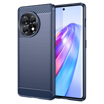 Чохол Brushed Texture Carbon Fiber на OnePlus 11R / Ace 2 - синій