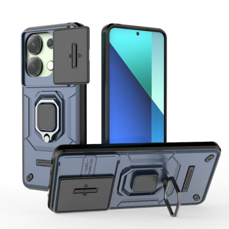 Протиударний чохол Sliding Camshield для Xiaomi Redmi Note 13 4G Global - синій