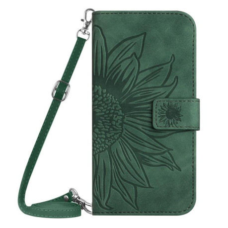 Чохол-книжка Skin Feel Sun Flower для Samsung Galaxy S25 Edge 5G - зелений