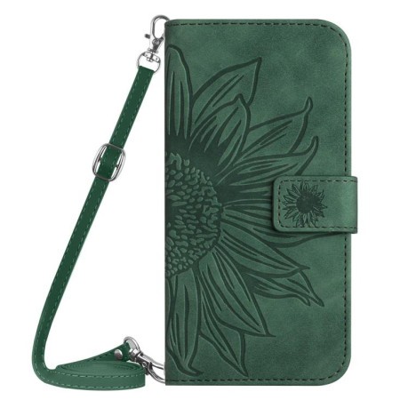 Чехол-книжка Skin Feel Sun Flower для OPPO Reno13 Global - зеленый