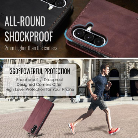 Чохол-книжка CaseMe-013 Multifunctional  для Samsung Galaxy A26 5G - червоний