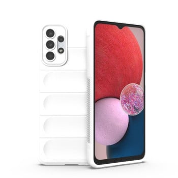 Силіконовий чохол Magic Flannel для Samsung Galaxy A04s/A13 5G/4G - білий