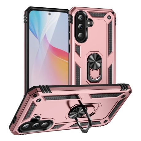 Протиударний чохол HMC 360 Degree Rotating Holder  для Samsung Galaxy A36 5G - рожеве золото