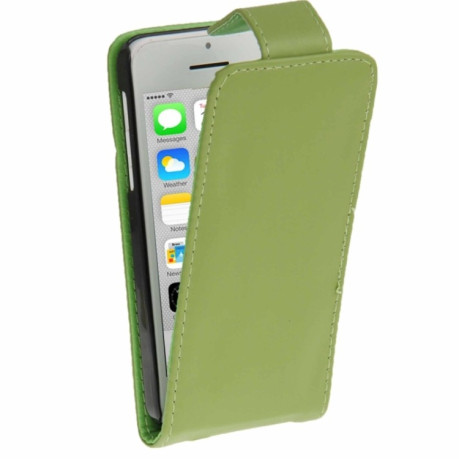 Флип-чехол Vertical для iPhone 5C - зеленый