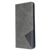 Чехол-книжка Rhombus Texture на Samsung Galaxy S20+Plus-серый