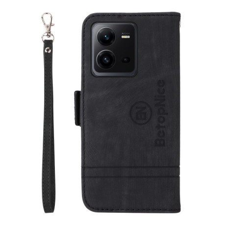 Чохол-книжка BETOPNICE Dual-side Buckle Leather для Vivo V25 / V25e 4G Global - чорний