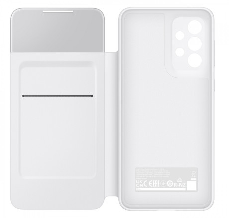 Оригинальный чехол-книжка Samsung S View Wallet для Samsung Galaxy A33 - белый