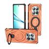 Чехол Star Ring Metallic Pivot Bracket с кольцом-держателем на Xiaomi Redmi Note 15 4G / 5G /Poco M8  — оранжевый