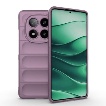 Силіконовий чохол Magic Flannel для Xiaomi Redmi Note 14 Pro 5G/Poco X7 - фіолетовий