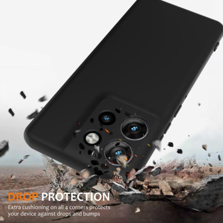 Силіконовий чохол Shockproof Silicone Magsafe для Motorola Edge 50 Neo/Moto S50 - чорний