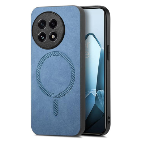 Чохол Solid Color Retro Magsafe для OnePlus 13R/Ace 5/Ace 5 Pro/5 Pro - синій