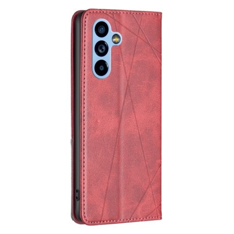Чохол-книжка Rhombus Texture для Samsung Galaxy A54 5G - червоний