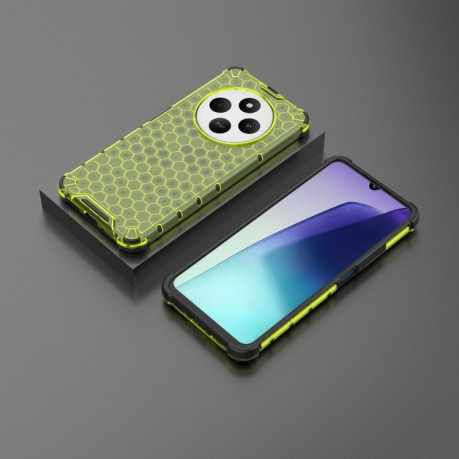 Протиударний чохол Honeycomb на Xiaomi Redmi 14C 4G/Poco C75/Redmi A4 5G - зелений