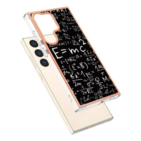 Противоударный чехол Electroplating IMD для Samsung Galaxy S24 Ultra 5G - Equation