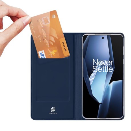 Чехол-книжка DUX DUCIS Skin Pro Series на OnePlus 13R/Ace 5/Ace 5 Pro - синий