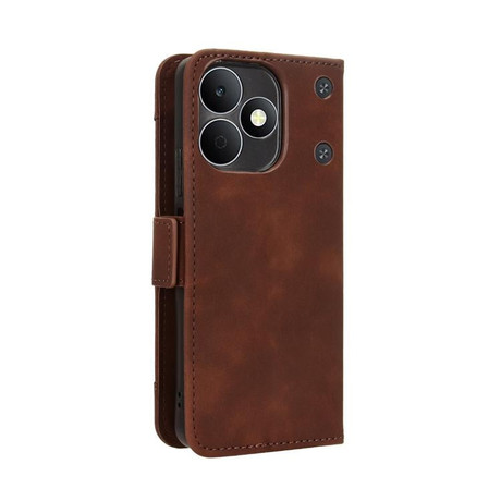 Чохол-книжка Skin Feel Calf на Realme Note 80 4G — коричневий