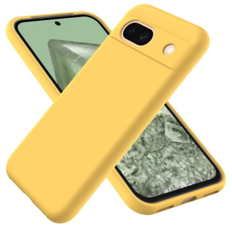 Силіконовий чохол Solid Color Liquid Silicone для Google Pixel 8a - жовтий