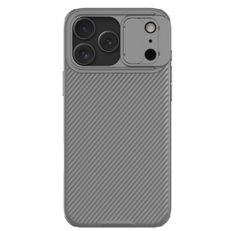 Чехол NILLKIN CamShield Pro со шторкой на камеры на iPhone 17 Pro Max - серый