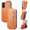 Флип-чехол Zipper Wallet Vertical для Samsung Galaxy A14 5G - коричневый