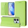 Чохол-книжка RC01 Dual-Folded Magnetic Suction RFID Leather на Xiaomi Redmi Note 14 4G 164.84mm - зелений