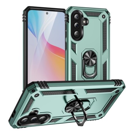 Противоударный чехол HMC 360 Degree Rotating Holder на Samsung Galaxy A36 5G - зеленый