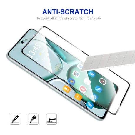 Захисне скло ENKAY Hat-Prince 0.18mm з алюмосилікатного скла на Google Pixel 10/10 Pro - чорний