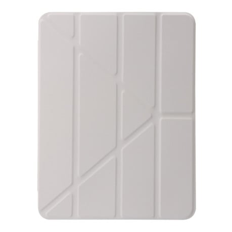Чехол-книжка Clear Acrylic Demation Leather для iPad Pro 11 2024 - серый
