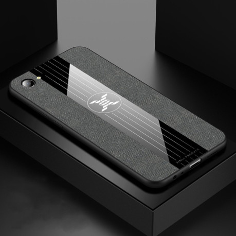 Протиударний чохол XINLI Stitching Cloth на OPPO A3 - сірий
