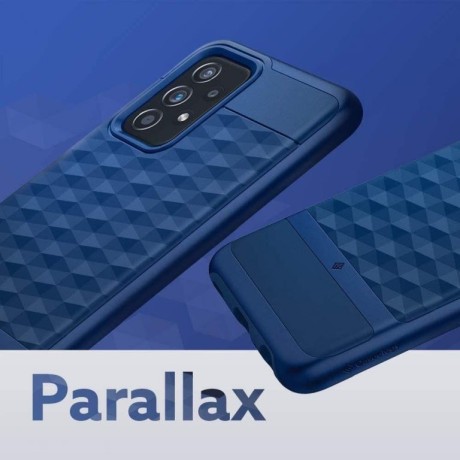 Оригинальный чехол CASEOLOGY PARALLAX для Samsung Galaxy A52/A52s - синий