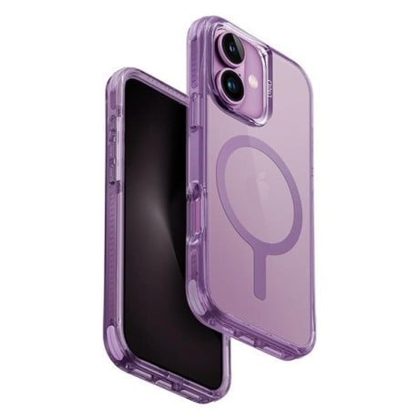 Оригинальный чехол UNIQ Combat Magclick Charging на iPhone 16 - Violet