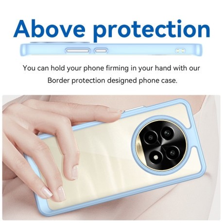 Протиударний чохол Colorful Acrylic Series для Realme 13 Pro+ 5G - синій