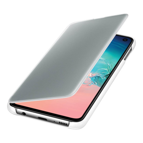 Оригинальный чехол Samsung Clear View Cover для Samsung Galaxy S10e white (EF-ZG970CWEGRU)